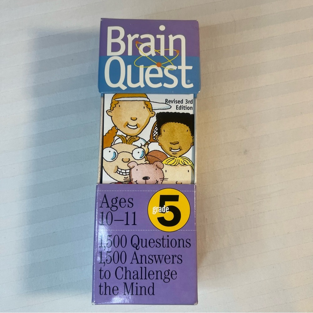 Brain‎ Quest Grade 5 ages 10-11 1500 Questions and Answers Challenge The Mind